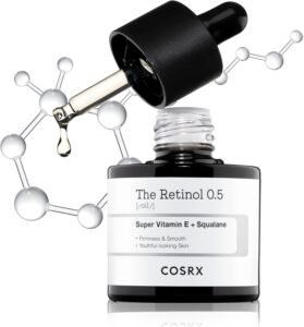Retinol 0.5 Oil, Anti-aging Serum with 0.5% Retinoid Treatment for Face, Reduce Wrinkles, Fine Lines, Gentle Skincare for Day & Night, Korean Skincare
