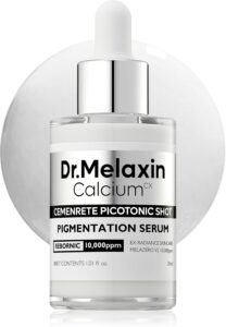 Cemenrete Picotonic Shot Calcium Ampoule – Brightening & Firming Serum with Calcium, Collagen & Niacinamide for Dark Spots, Uneven Skin Tone & Skin Clarity, Korean Skincare, 1.01 Fl.Oz