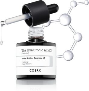 Pure Hyaluronic acid 3% Serum Hydration & Moisture Boosting Facial Serum for Fine Lines and Wrinkles, Plump and Repair Dry Skin, Korean Skincare 0.67 fl.oz / 20 ml