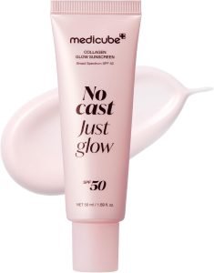 Sunscreen No Cast Just Glow Collagen, SPF 50