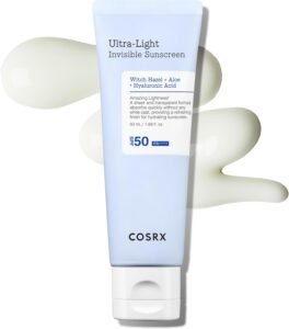Ultra-Light Invisible Sunscreen SPF 50 Face Moisturiser 50ml