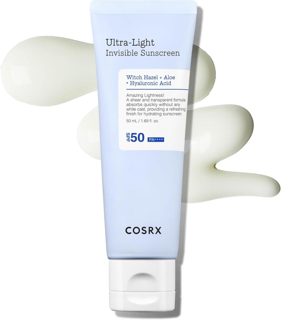 Ultra-Light Invisible Sunscreen SPF 50 Face Moisturiser 50ml