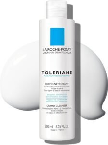 Toleriane Dermo-Cleanser, Gentle Wipe-Off Milk Cleanser and Make-Up Remover for Sensitive, Reactive and Allergy-Prone Skin, Hydrates and Soothes with Glycerin, 200ml