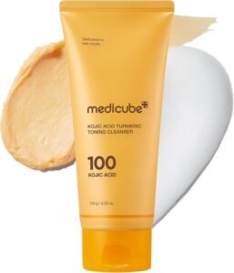 Facial Cleanser Kojic Acid Turmeric Whip Cleanser for Brightening