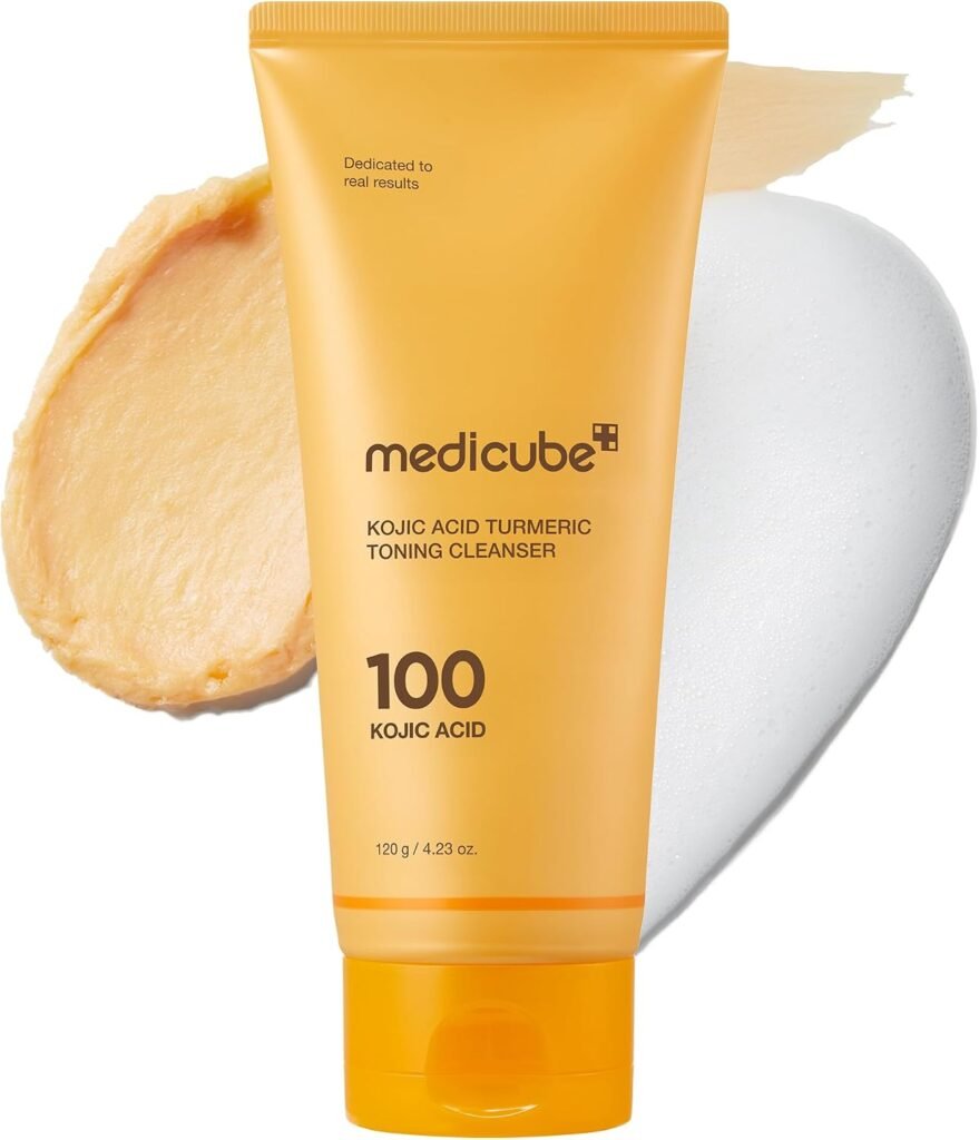 Facial Cleanser Kojic Acid Turmeric Whip Cleanser for Brightening