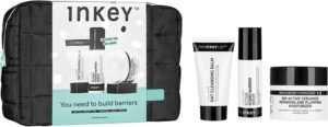 You Need to Build Barriers Skincare Gift Set, Oat Cleansing Balm + Ectoin Hydro-Barrier Serum + Bio-Active Ceramide Moisturiser, Strengthen Skin, Helps Dry Skin, Washbag Included