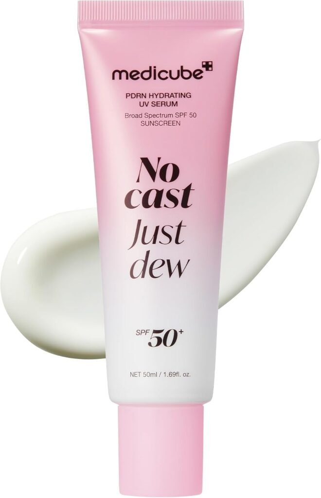 Sunscreen No Cast Just Dew PDRN Hydrating UV Sun Serum, SPF 50