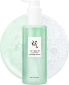 Green Plum Refreshing Cleanser Gel Type Deep Pore Cleansing, Acne Face Wash, Blackhead Remover For All Skin Types Korean Skincare, 200ml