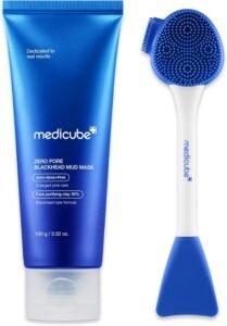 Zero Pore Mud Mask and Brush Set: Zero Pore Mud Facial Mask and Multi Pore Brush & Face Mask Applicator