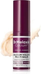 Cemenrete Calcium Multi Balm Stick – Under Eye & Face Wrinkle Care, Firming & Hydrating Balm with Collagen, Smooth Makeup Prep & Instant Glow – Korean Skincare (9g)