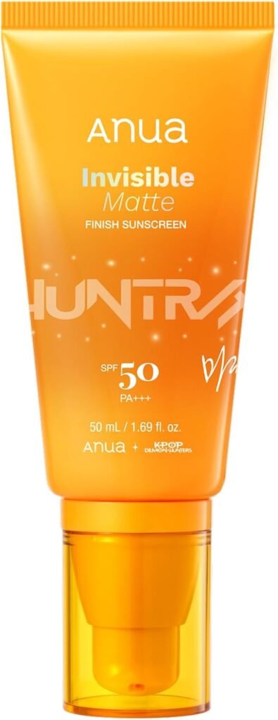 Invisible Matte Finish Sunscreen, SPF50, Clear Gel, 50ml