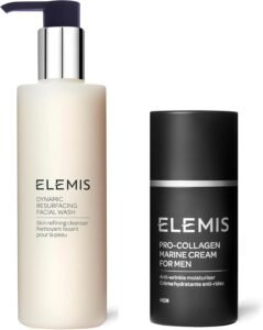 Men Pro-Collagen Marine Cream 30ml & Dynamic Resurfacing Facial Wash 200ml Skincare Duo