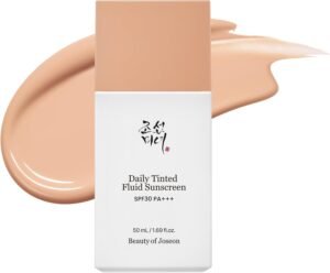 Daily Tinted Fluid Sunscreen 12 Shades for Face Moisturizing Broad Spectrum SPF 30 Korean Skincare 50ml, #LP110