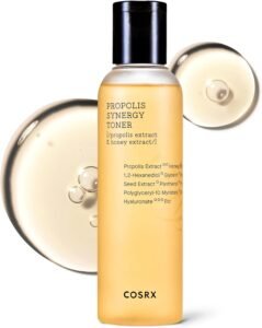 Full Fit Propolis Toner 72% Propolis Extract, Korean Glow Toner for Face, Healthy Glow Boosting, Hydrating Dewy Essence for Soft Plump Skin, Korean Skincare 150ml