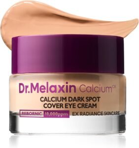 Cemenrete Calcium Dark Spot Correcting Eye Cream 15ml – Brightening & Firming Eye Cream for Dark Circles, Under Eye Bags, Fine Lines & Wrinkles