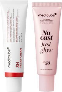 After-Sun Care Duo: Collagen Glow Sunscreen SPF 50 and for Daily Sun Care and Soothing Care