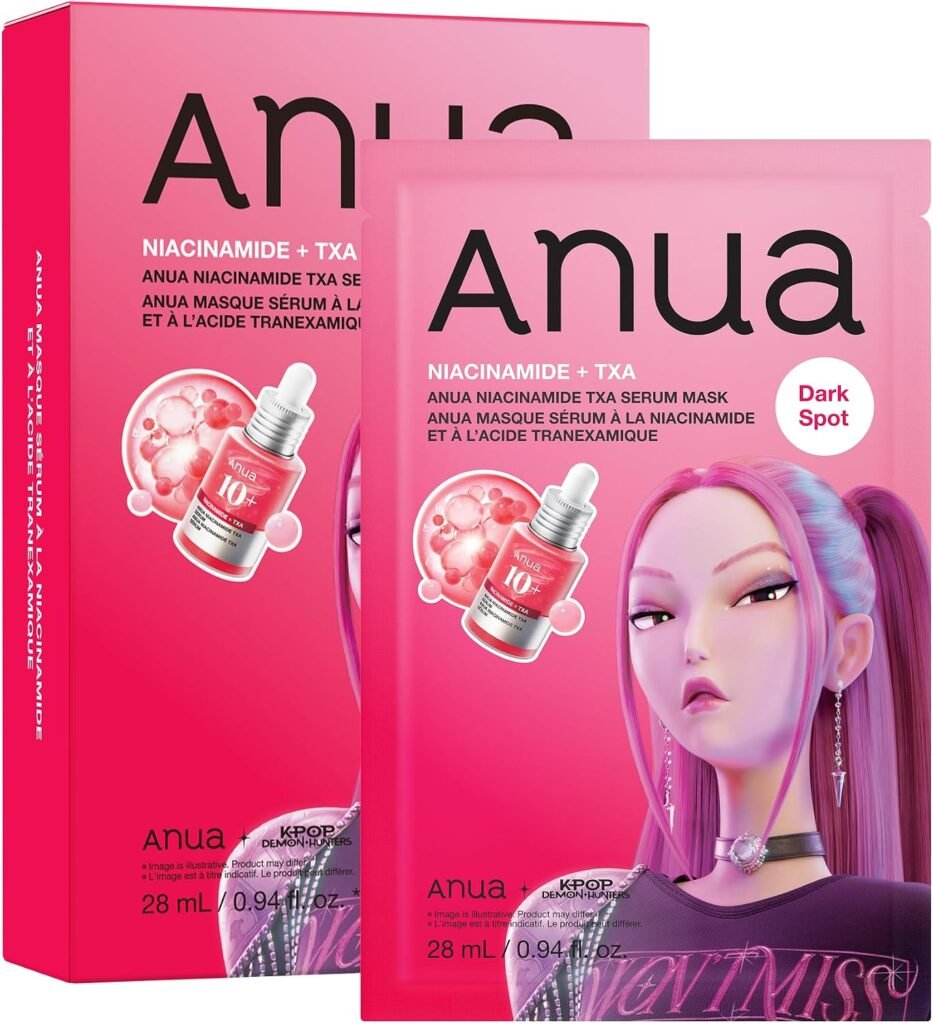 Niacinamide TXA Serum Mask, Kpop Demon Hunters, 10 Sheets