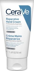 Reparative Hand Cream With 3 Essential Ceramides and Hyaluronic Acid, Intense Hydration for Extremely Dry Rough Hands, Non-Greasy Formula, Dermatologist Developed, 50ml