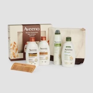 Shower Essentials Hair & Body Gift Set with Comb & Wash Bag