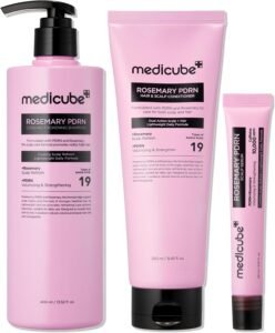 Rosemary PDRN 3-Step Hair Care Set – Shampoo, Conditioner & Serum