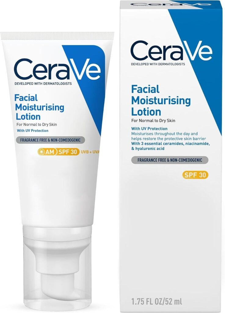 AM Facial Moisturising Lotion SPF30 for Normal to Dry Skin, 52ml