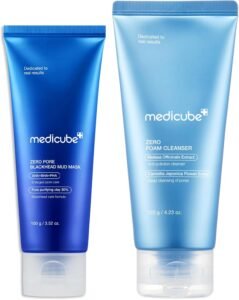 Home Care Duo for Flawless Skin: Zero Pore Blackhead Mud Facial Mask and Zero Foam Cleanser