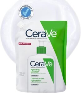 Hydrating Cleanser Refill Face Wash for Normal to Dry Skin, 473ml