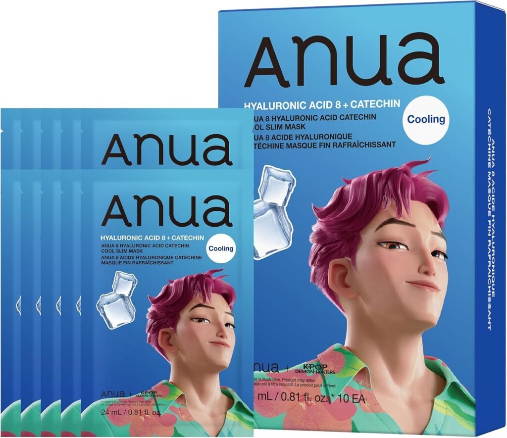 8 Hyaluronic Acid Catechin Cool Slim Mask, 10EA
