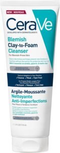Clay-to-Foam Cleanser Mask Paste for Blemish-Prone Skin, 118ml