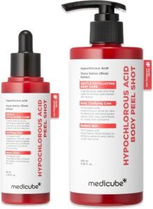 Hypochlorous Acid Peel Shot Duo for Face & Body: Hypochlorous Acid Facial & Body Peel Shot