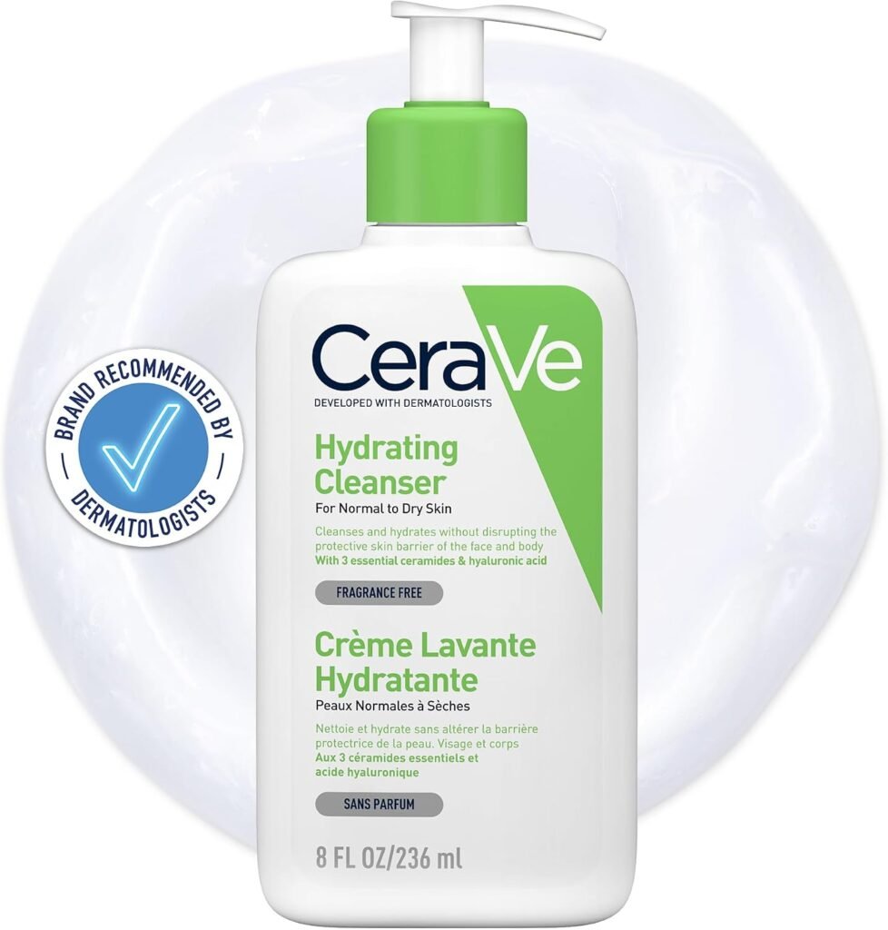 Hydrating Cleanser for Normal to Dry Skin with Hyaluronic Acid 236ml