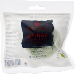 Green Tea Konjac Sponge – Eco-Friendly Cleaning, Purifying, Mattifying and Exfoliating Face Sponge – Korean Skin Care – 1 Unit