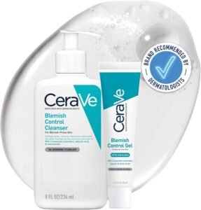 Blemish Control 2-Step Night Routine for Blemish-Prone Skin: Cleanser 236 ml and Moisturising Gel 40 ml