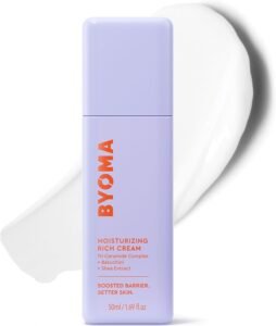 Moisturising Rich Cream, Face Moisturiser for Dry Skin (50ml)