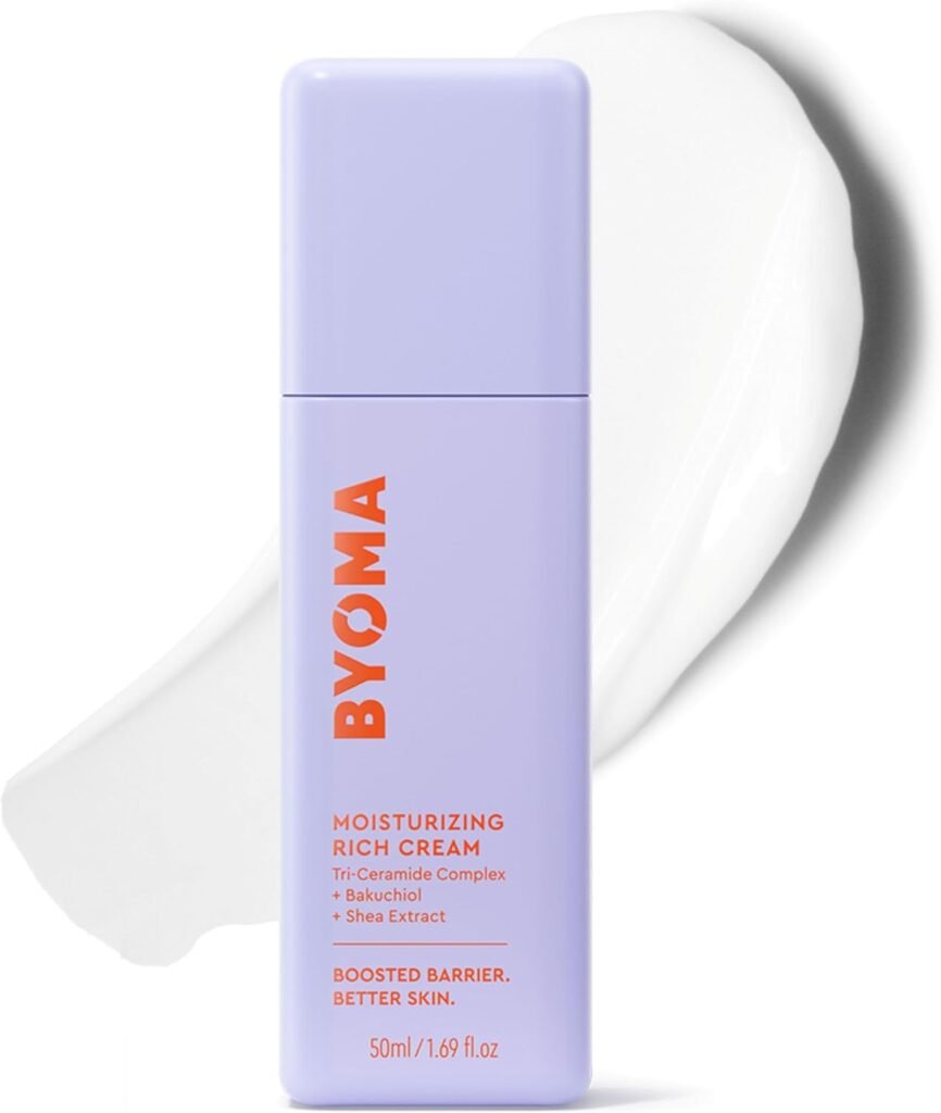 Moisturising Rich Cream, Face Moisturiser for Dry Skin (50ml)