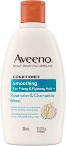 Scalp Soothing Haircare Smoothing Conditioner, Rosewater & Chamomile Blend, Colloidal Oat, Frizzy & Flyaway Hair, Soothes Dry, Itchy & Flaky Scalp, Clinically Proven, Sulfate Free, 300ml