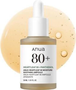Heartleaf 80 Soothing Ampoule, Facial Serum for Glass Skin, 30ml