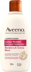 Scalp Soothing Haircare Colour Protect Conditioner, Blackberry & Quinoa Blend, for Colour Treated Hair, Soothes Dry, Itchy & Flaky Scalp, Clinically Proven, Sulfate Free, 300ml