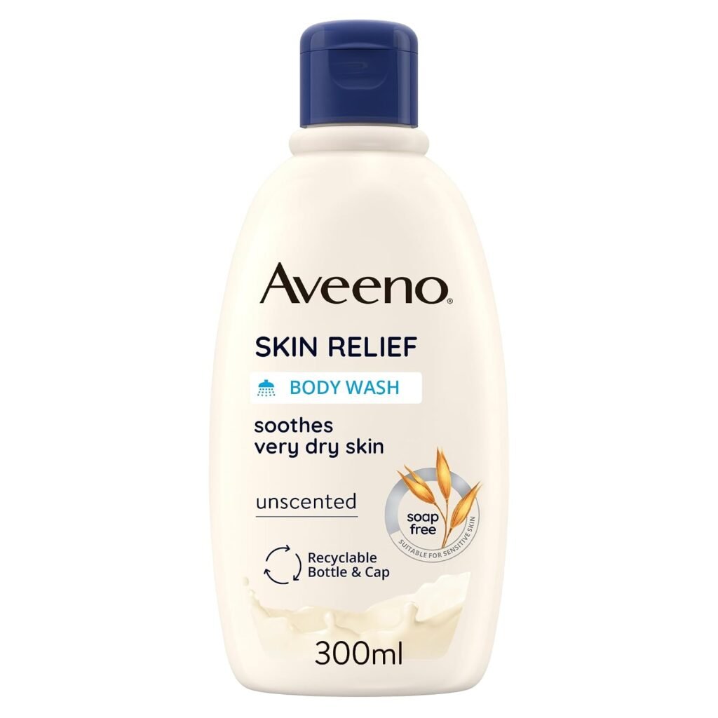 Aveeno Skin Relief Moisturising Body Wash for Sensitive Skin (1x 300ml)