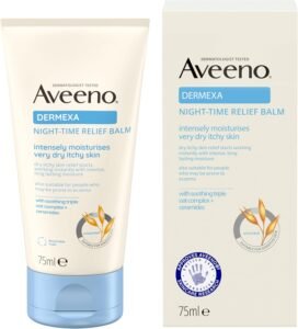 Dermexa Night-Time Relief Balm for Very Dry, Itchy Skin (1 x 75 ml)
