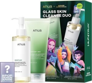 Glass Skin Cleanse Duo Set with Photo Cards, Kpop Demon Hunters