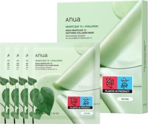 Heartleaf 70 Soothing Collagen Mask, 4ea