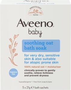 Soothing Oat Bath Sachets for Dry and Sensitive Skin (5X 21g)